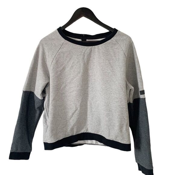 Reebok Tops - Reebok Gray and Black Sweatshirt
